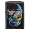 Bricheta Zippo 28042 Colorful Skull fumez tigari foi