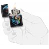 Bricheta Zippo 28042 Colorful Skull fumez tigari foi