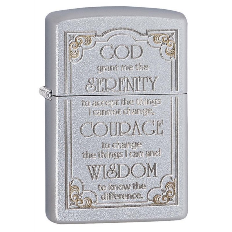 Bricheta Zippo 28458 Serenity Prayer