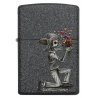 Set Zippo 28987 Iron Stone Couple Day Of Dead Skulls