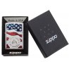 Bricheta Zippo 29395 American Stamp on Flag cumpar zippo