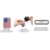 Bricheta Zippo 29395 American Stamp on Flag cumpar zippo