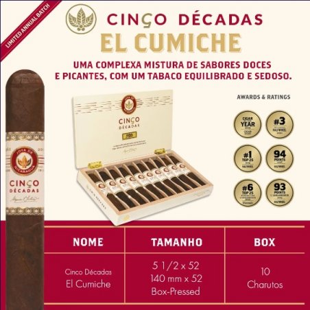 Trabucuri Joya de Nicaragua Cinco Décadas El Cumiche 10