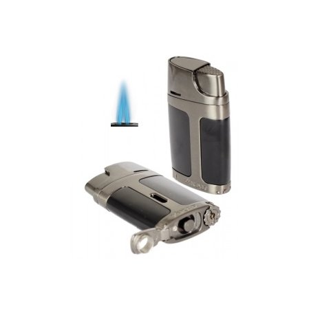 Bricheta Xikar ELX Double Jet Black Gunmetal XI550BKG2