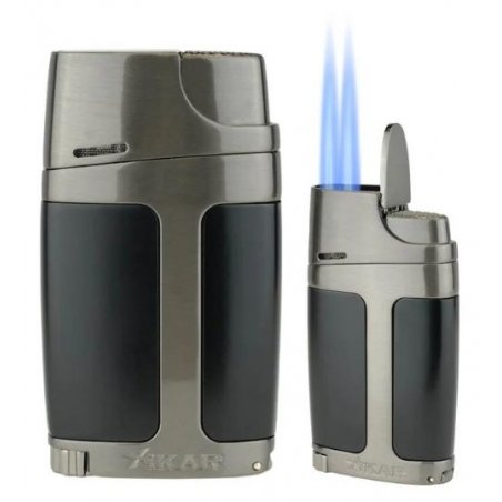 Bricheta Xikar ELX Double Jet Black Gunmetal XI550BKG2
