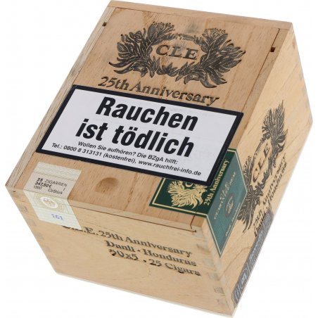 Trabucuri CLE 25th Anniversary Robusto Box Pressed 25