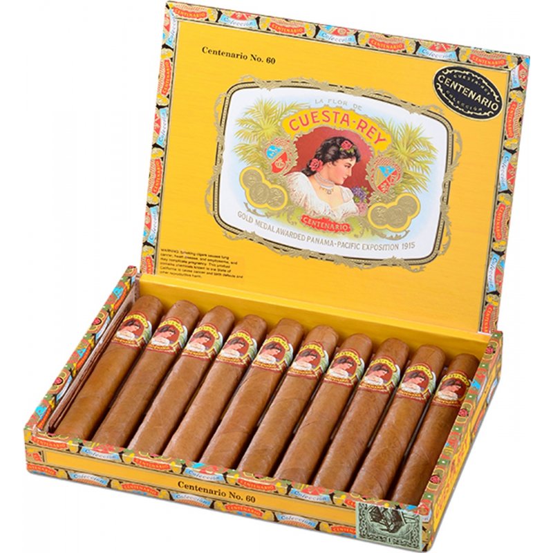 Trabucuri Cuesta Rey Centenario no 60 Natural (10) Toro