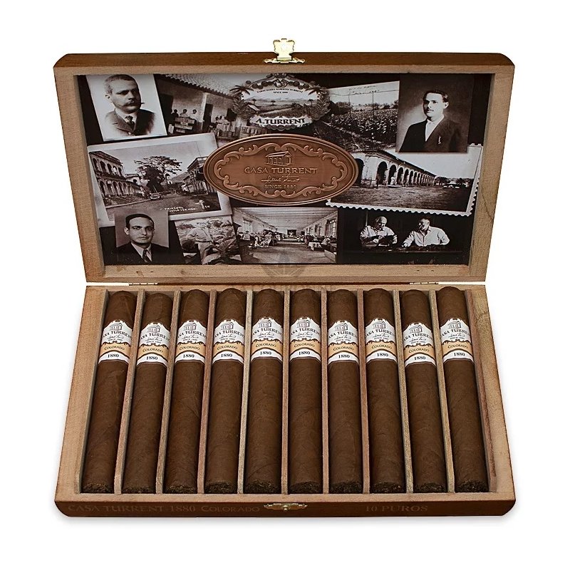 Trabucuri Casa Turrent 1880 Colorado Doble Robusto 10