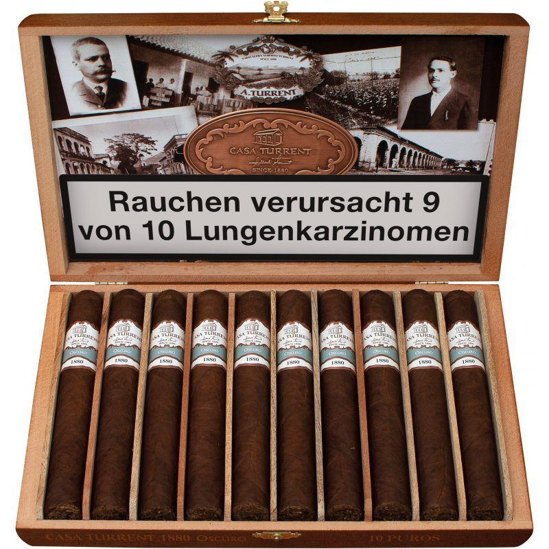 Trabucuri Casa Turent 1880 Oscuro Doble Robusto (10)