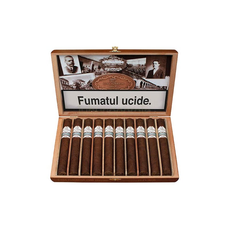 Trabucuri Casa Turent 1880 Oscuro Doble Robusto (10)