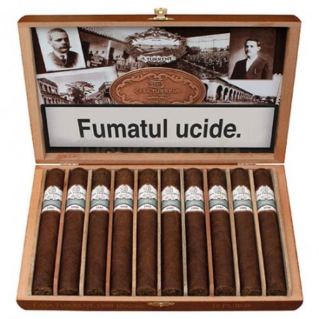Trabucuri Casa Turent 1880 Oscuro Doble Robusto (10)