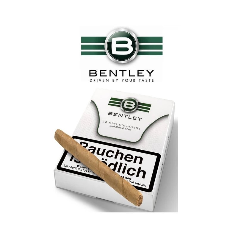 Tigari de foi Bentley White Mini Cigarillos (10) cumpar Bentley