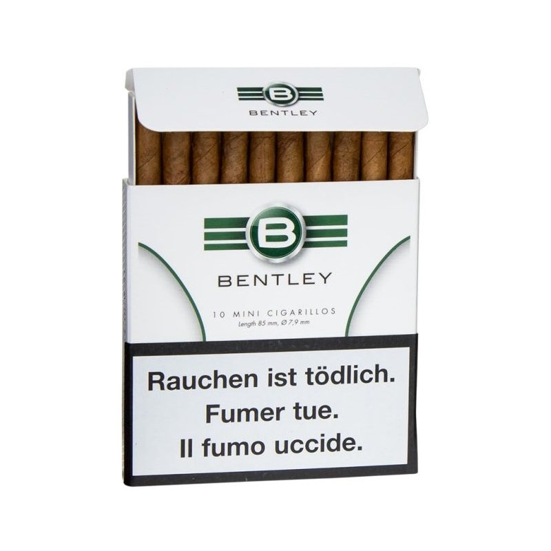 Tigari de foi Bentley White Mini Cigarillos (10)