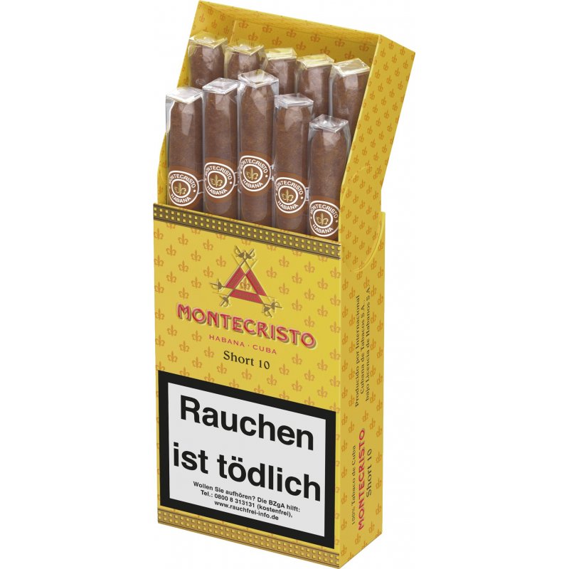Tigari de foi cubaneze Montecristo Short (100) ieftine