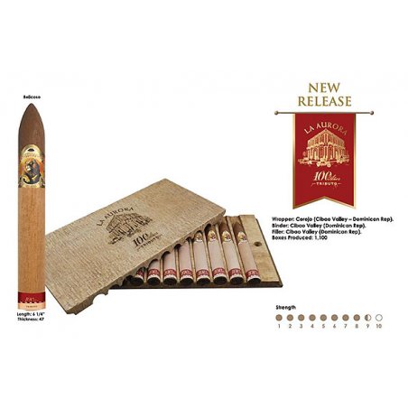 Trabucuri La Aurora 100 Anos Tribute Limited Edition Belicoso (10)