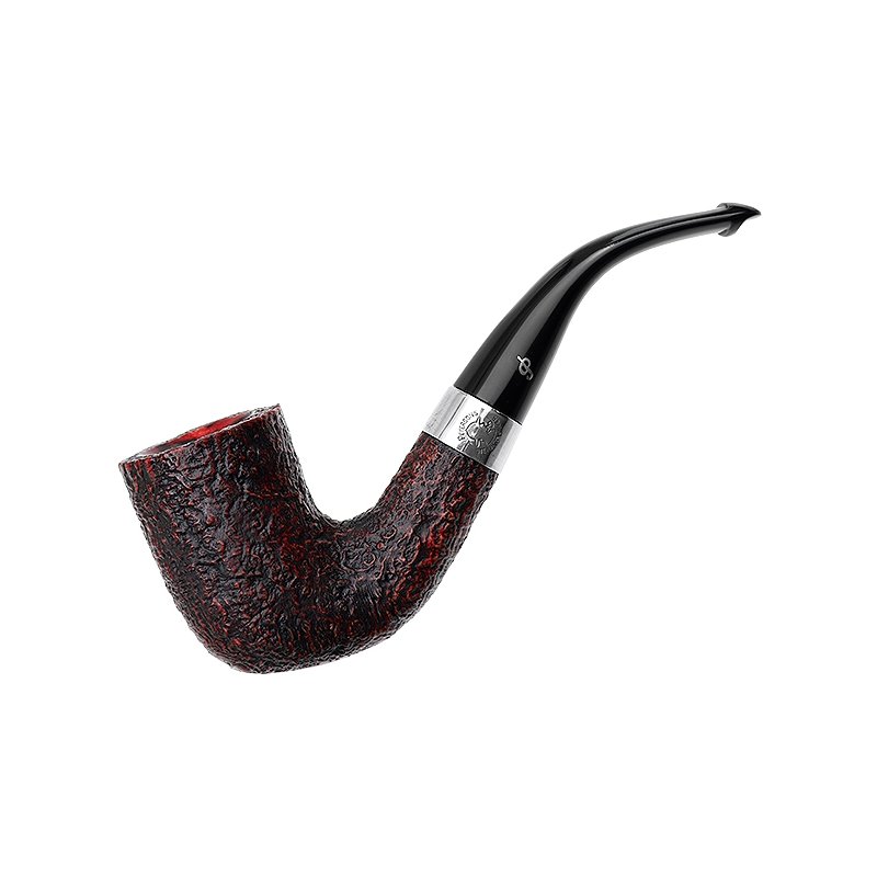 Pipa Peterson Sherlock Holmes Sandblasted Rathbone P-Lip 9mm
