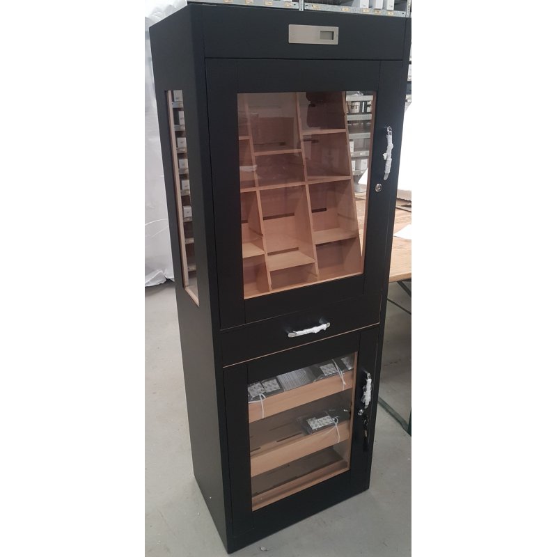 Umidor trabucuri Cabinet Black Grande 920039
