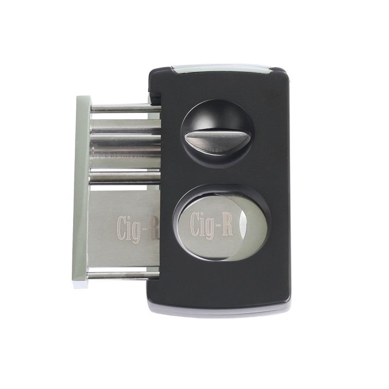 Ghilotina trabucuri 3 in 1 Clasic V-CUT Punch Cig-R Black