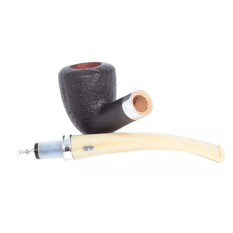Pipa Chacom Bienne Sandblasted (95) 9mm fumez trabuc
