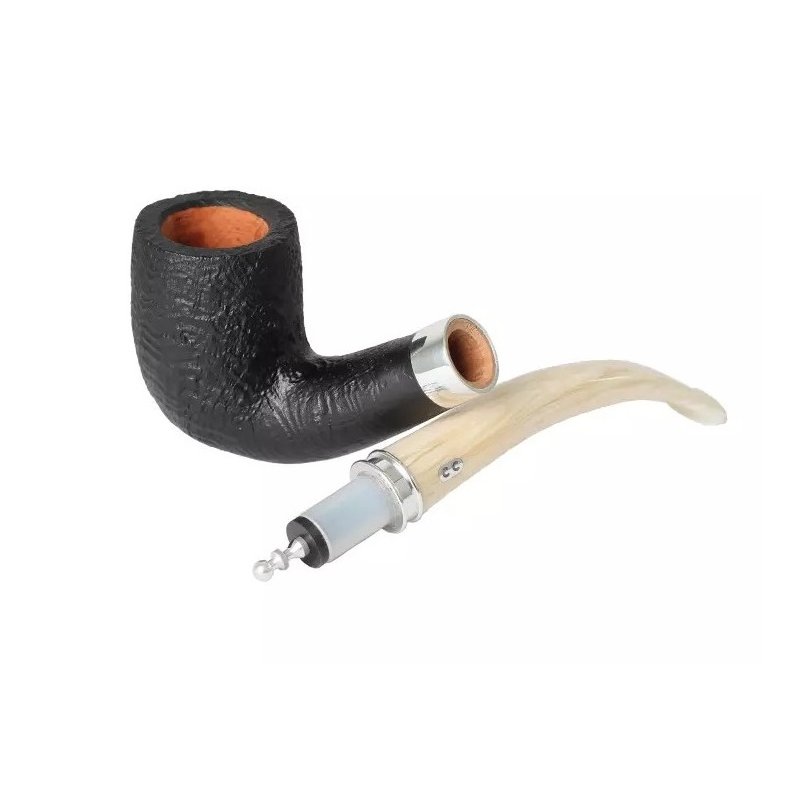 Pipa Chacom Bienne Sandblasted (40) 9mm fumez pipa