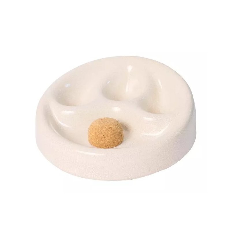 Scrumiera ceramica 3 pipe Chacom White Cracked