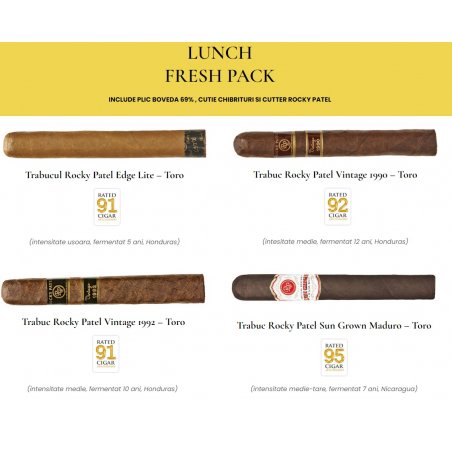 Selectie trabucuri Rocky Patel Lunch Fresh Bag 4 la cel mai bun pret