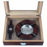 Set umidor trabucuri scrumiera si cutit Andreas Ebony 1158