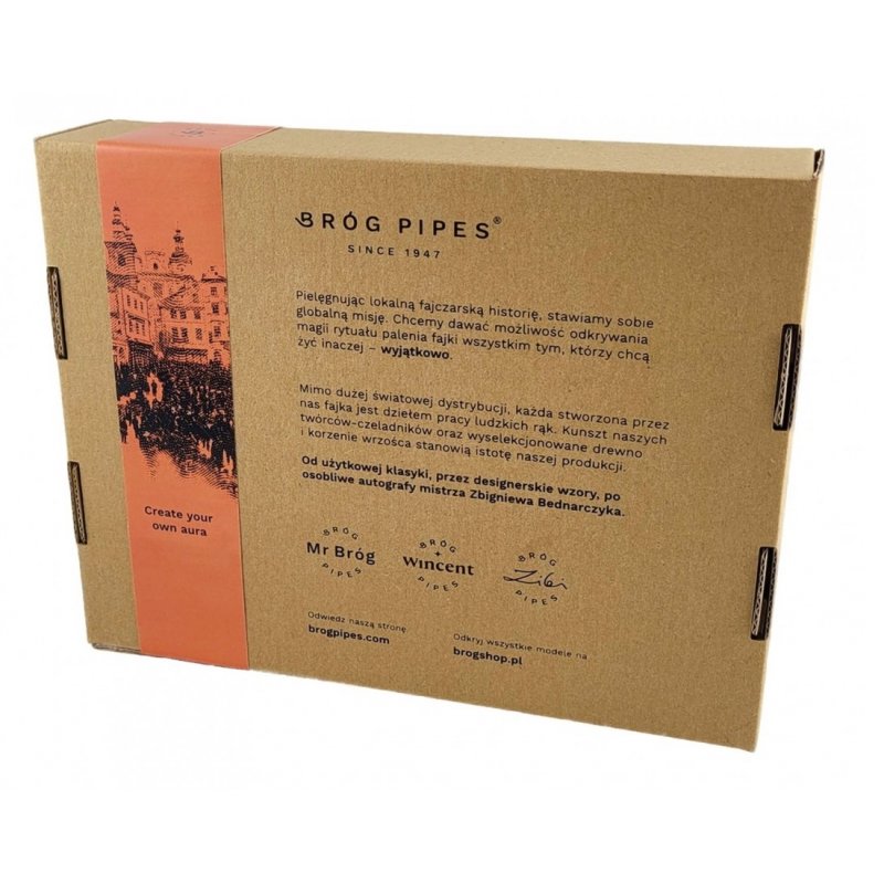 Set pipa Bent Starter Briar Mr. Brog fumez pipa