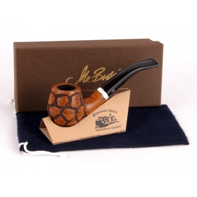 Pipa Mr. Brog 82 Consul Briar Rusticated 9mm