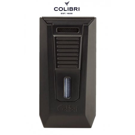 Bricheta Colibri Slide Double Jet Flame Cigar With Punch Matte Black