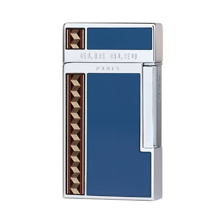 Bricheta Elie Bleu J-14 Blue Lacquer Marquetry Jet Flame EBJ1452