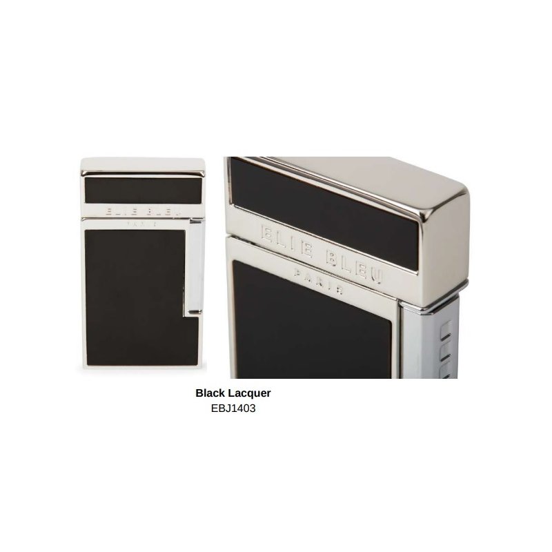 Bricheta Elie Bleu Diamond Jetflame Two-tone Black Lacquer EBJ1403