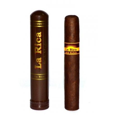 Trabucuri La Rica Maduro Tubos Robusto (10)