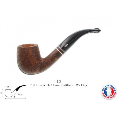 Pipa Chacom Complice Smooth (43) 9mm  tutungerie pipe
