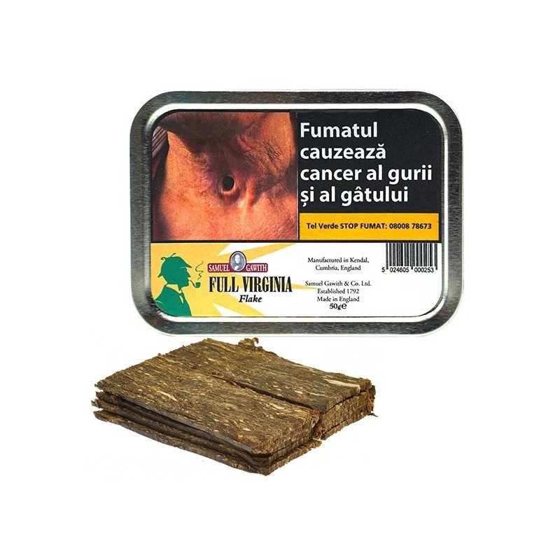 Tutun de pipa Samuel Gawith Full Virginia Flake 50g