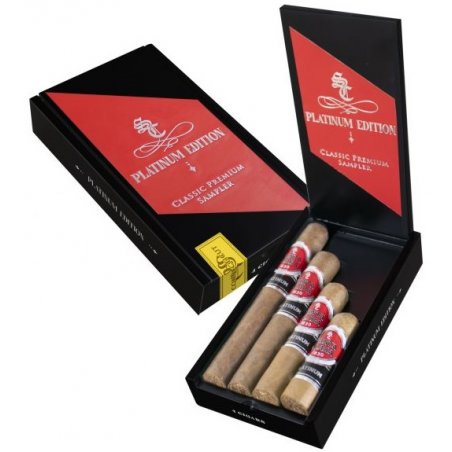 Trabucuri Santa Clara 1830 Platinum Edition Connecticut Sampler (4)