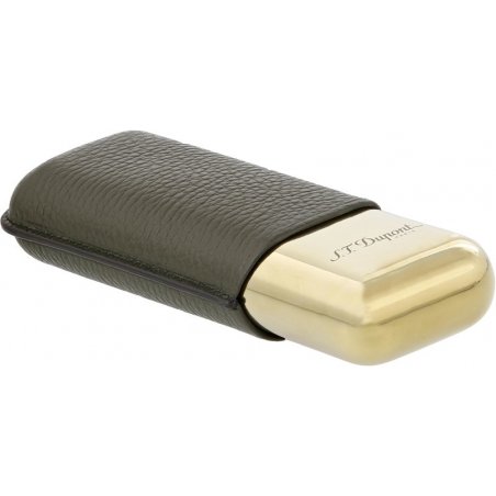 Cumpara Etui 2 trabucuri S.T Dupont Khaki Grained And Gold 183269