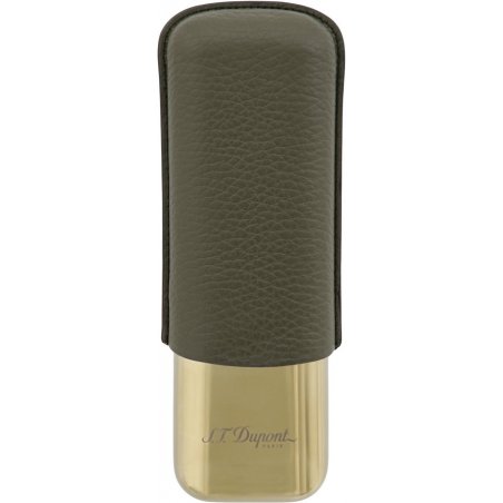 Cumpara Etui 2 trabucuri S.T Dupont Khaki Grained And Gold 183269