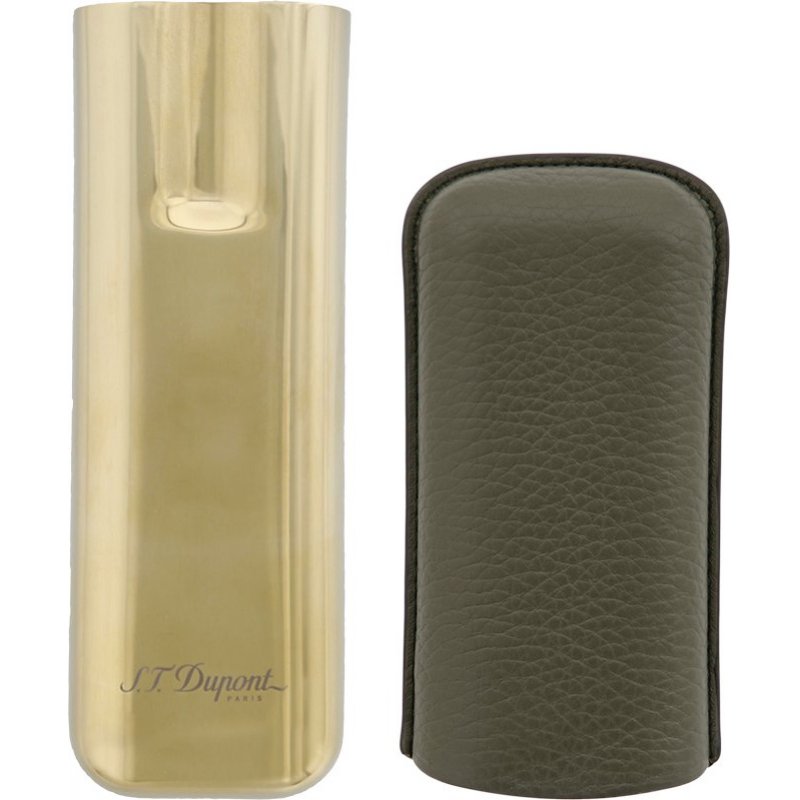 Cumpara Etui 2 trabucuri S.T Dupont Khaki Grained And Gold 183269