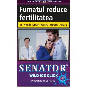 Cumpara Tigari de foi Senator Filter Wilde Ice Click