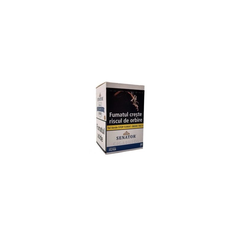 Cumpara Tigari de foi Senator Filter Cigarillos Original (50)