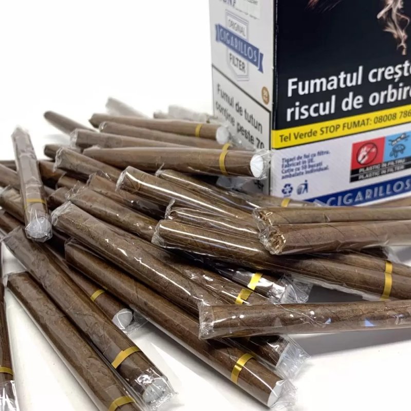 Cumpara Tigari de foi Senator Filter Cigarillos Original (50)