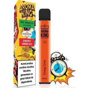 Mini narghilea electronica de unica folosinta Aroma KING Tiger Blood (700 pufuri) 20 mg
