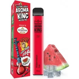 Mini narghilea electronica de unica folosinta AK by Senator Watermelon Ice (700 pufuri) 0 mg