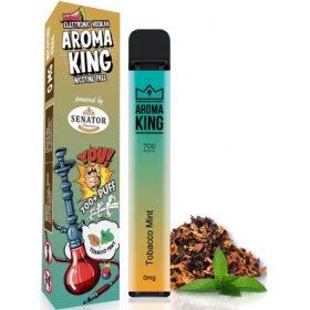 Mini narghilea electronica de unica folosinta AK by Senator Tobacco Mint (700 pufuri) 0 mg
