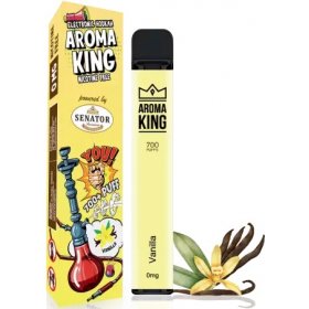 Mini narghilea electronica de unica folosinta AK by Senator - Vanilla (700 pufuri) 0 mg