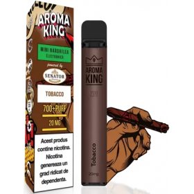 Mini narghilea electronica de unica folosinta AK by Senator - Tobacco (700 pufuri) 20 mg