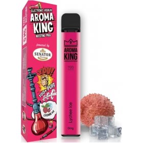 Mini narghilea electronica de unica folosinta AK by Senator Lychee Ice (700 pufuri) 0 mg