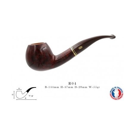 Pipa Chacom Montbrillant Smooth (R04) 9mm de vanzare online cu livrare rapida oriunde in tara.