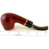 Pipa Mr. Brog  81 Maestro Naturale Briar Smooth 9mm de vanzare online cu livrare rapida oriunde in tara.